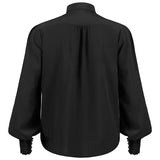 FOESCE Men Dress Shirts Long Sleeve Vampire Renaissance Steampunk Gothic Ruffled Vintage Medieval Shirts Men Clothing Chemise Male