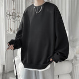 FOESCE Hoodies mens designer clothes Sweatshirt Mens Pullover Streetwear Casual Fashion Clothes Mens Oversized Korean Harajuku T Shirt