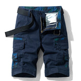 FOESCE New Summer Men Cargo Camouflage Shorts Mens Cotton Beach Multi Pocket Shorts Man Spring Casual Joggers Shorts Male Dropshipping
