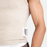 FOESCE Mens Training Texture Vest Daily Leisure Breathable Sweat Absorption Quick-Drying Jogging Sports Fitness Stretch Tank Top Men