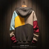 FOESCE Trendy Hooded Sweatshirt For Men Casual Loose Fit Spring Autumn Jacket  New Style Youth Clothing Top Brand