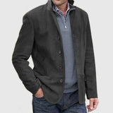 New Autumn Winter New Retro Casual Coat Business Simplicity Men Warm Button Jacket Blazer