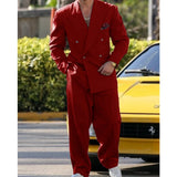 FOESCE 2025 Formal Suit for Men Wedding Luxury Fashion Suit Dress  2 Piece Modern Men's Suits Men Clothing Terno Masculino Completo