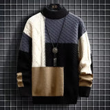 Men's Autumn Winter Japanese Style Thickened Knitted Sweater Trendy Korean Version Casual Scene Other Material Pullovers