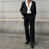 FOESCE 2025 Men Casual Shirt Solid Color Lapel Button Long Sleeve Fashion Tops Streetwear Loose Leisure Camisa Masculina S-2XL