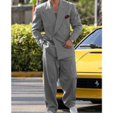 FOESCE 2025 Formal Suit for Men Wedding Luxury Fashion Suit Dress  2 Piece Modern Men's Suits Men Clothing Terno Masculino Completo