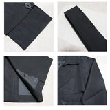 FOESCE Autumn trench coat mens Korean style Male Streetwear Windbreaker Trenchcoat Men Solid  coats for men Casual Loose Long Overcoat