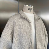 FOESCE Autumn Cardigan Men's Knit Cardigans Knitwear Korean Popular Clothes Mens Clothing Sweater for Men Cárdigan Winter Man Sweater