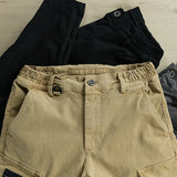 Korean version multi pocket work pants for men, spring and autumn outdoor trendy brand, loose casual men's pants, youth work pan