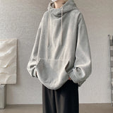 FOESCE Harajuku Corduroy Hoodies Men High Quality Streetwear Loose Y2k Hip Hop Hooded Sweatshirts Couple Clothing Female Pullovers
