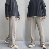 Men's Casual Pants Wide Korean Style Y2k Wholesale Baggy Harajuku Streetwear Cotton Trousers Male Sale Classic Fashion Long
