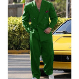 FOESCE 2025 Formal Suit for Men Wedding Luxury Fashion Suit Dress  2 Piece Modern Men's Suits Men Clothing Terno Masculino Completo