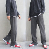 Men's Casual Pants Wide Korean Style Y2k Wholesale Baggy Harajuku Streetwear Cotton Trousers Male Sale Classic Fashion Long