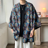 FOESCE Japanese shirt men kimono Chinese kimono geisha new arrival Japanese street clothing harajuku kimono