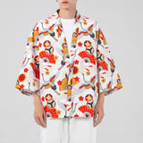 FOESCE Japanese shirt men kimono Chinese kimono geisha new arrival Japanese street clothing harajuku kimono