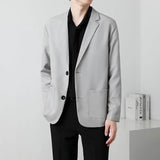 Men's Autumn Western-style Blazer Jacket Versatile Casual Business Korean Trendy Suit Jacket Hong Kong Style Spring Autumn
