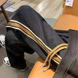 FOESCE Male Sweat Pants Casual Athletic New Items In Baggy Wide Leg Fashion Trousers Track Training Summer Sport Y2k Sweatpants for Men