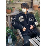 2024 New Embroidered Retro Baseball Uniform Street Couple Loose Jacket American Heavy Industry Y2k Jacket Winter Jacket Men