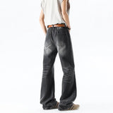 FOESCE Fashion wide leg jeans Men 2025 trend Casual Pantsbell-bottoms unisex washed Jeans Skinny Work Trousers Male Jeans Men Clothing