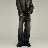 FOESCE 2025 American Jeans Male China-Chic Design Sense Small crowd high street ruffian handsome high-class pants lovers streetwear