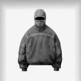 FOESCE 2025 Autumn/Winter New Y2K Retro Personalized Hip Hop Harajuku Trendy Pocket Zipper Splicing for Vintage Hoodie Sweatshirt