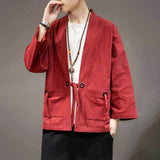 FOESCE Japanese Retro Kimono Robe Cardigan Shirt Men And Men Casual Yukata Haori Summer Thin Coat Tops Sunscreen Coat Beach Tops