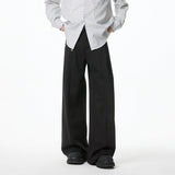 FOESCE Spring 2025New Design Patchwork Casual Trousers man Loose Wide Leg Waist Comfort Stretch Elastic Athleisure Pants Travel Fashion