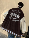 FOESCE Baseball suit men's casual coat men's spring and autumn 2025 new loose fashion American oversize jacket anorak casacos mens 2025