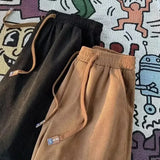Foesce Spring Autumn  Casual Pants for Men Loose Corduroy Pants Men Casual Pants Korean Wide Leg Pants Jogger Pants