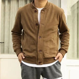 Men's Clothing Coat Cardigan Motorcycle Knit Sweater Male Jacket Fleeced with Pockets Mode Japanese Retro High Quality Replica