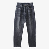 FOESCE 2025 Spring Jeans Men's High quality Classic Slim Straight Trousers Fashion Stretch Cotton Casual Denim Pants Brand Clothes
