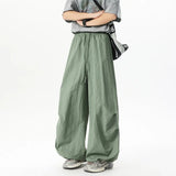 FOESCE Unisex Pants Wide Leg Athletic Lounge Pants Spring Summer Lightweight Stretch Waist Casual Sportswear Joggers Loose Thin Comfort