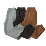 FOESCE Solid Color Season 6 Sweatpants Men Women Street Fashion Kanye West Casual Pants High Quality Cotton Zipper Pocket Trousers