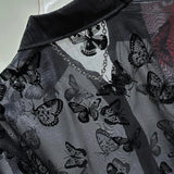 FOESCE Spring Autumn Fashion Turn-down Collar Long Sleeve Printing Blouse Men's Clothing Casual All-match Vintage Button Chic Shirts