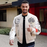 FOESCE Street Popular Hip Hop Heavy Industry Jacket And Coat Men Y2K New Harajuku Fashion Joker Baseball Uniform Couple Casual Jackets