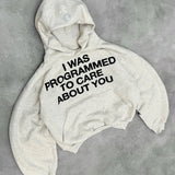FOESCE Streetwear Hoodie Y2k Gothic Hip Hop Letter Graphic Print Oversized Hoodie Sweatshirt Men Women Harajuku Pullover Hoodie Clothes
