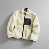FOESCE Streetwear Reversible Jacket Cotton Coat Men Cotton Coat Warm Jacket Harajuku Hip Hop Letter Embroidery Oversized Zipper Clothes