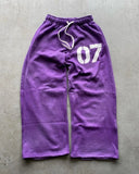 Foesce Streetwear Y2K Casual Baggy Sweatpants Drawstring Sports Pants Zipper Cardigan Fashion Digital Print Hooded Men Women Street Set