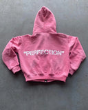Foesce Streetwear Y2K Casual Baggy Sweatpants Drawstring Sports Pants Zipper Cardigan Fashion Digital Print Hooded Men Women Street Set