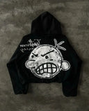 Foesce Streetwear Y2K Hoodie New Fashion American Vintage Letter Embroidered Hoodie Men Women Harajuku Gothic Oversized Sweater Tops