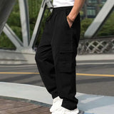 FOESCE Summer youth leisure sports cargo pants men Europe and the United States loose straight casual pants men