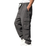FOESCE Summer youth leisure sports cargo pants men Europe and the United States loose straight casual pants men