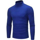FOESCE Thermal Underwear Tops Men Winter Clothes Thermal Shirt Autumn Men's Winter Tights High Neck Thin Slim Fit Long Sleeve T-shirt