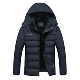 FOESCE Thick Warm Winter Parka Men Fleece Hooded Men Winter Jacket Coat Military Cargo Jackets Mens Plus Size 8XL Velvet Warm Coat