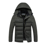FOESCE Thick Warm Winter Parka Men Fleece Hooded Men Winter Jacket Coat Military Cargo Jackets Mens Plus Size 8XL Velvet Warm Coat