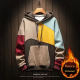 FOESCE Trendy Hooded Sweatshirt For Men Casual Loose Fit Spring Autumn Jacket  New Style Youth Clothing Top Brand