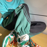 FOESCE Trousers Jogger Sweatpants For Men Track Cotton Male Sweat Pants Sport Harem Athletic Trend Popular Korean Style Y2k Elastic
