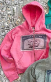 FOESCE Vintage Washed Men's Sweatshirts Y2k Gothic Clothes Retro Streetwear Hoodies  Letter Printed Zipper Couple Cardigan Hoodies