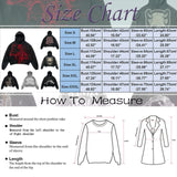 FOESCE Winter Casual Oversize Hooded Sweatshirt Wicked Movie Gothic Vintage Y2k Jacket Tracksuit Print Fleece Hoodie Woman Clothing Top