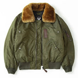 FOESCE Winter New Thick Windproof and Warm Men's Jacket, Retro Fashionable Loose Solid Color Workwear, Winter Cotton Jacket
